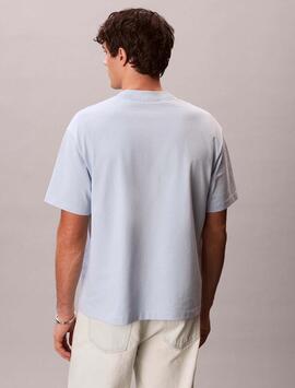 CAMISETA ELEVATED NONOGRAM RELAXED FIT BREEZY BLUE