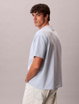 CAMISETA ELEVATED NONOGRAM RELAXED FIT BREEZY BLUE