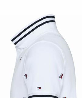 ALLOVER H EMBR SLIM FIT BRIGHT WHITE