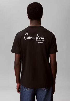 CAMISETA WHOLESALE JEANS GRAPHICS REGULAR FIT BLACK NEGRO