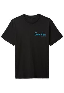 CAMISETA WHOLESALE JEANS GRAPHICS REGULAR FIT BLACK NEGRO