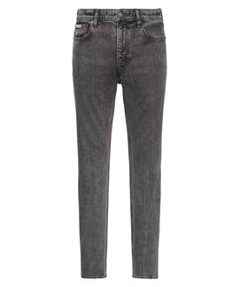PANTALÓN VAQUERO CK SLIM TAPERED OYSTER GREY GRIS