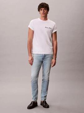 PANTALÓN VAQUERO CK SLIM TAPERED MARBLED BEACON JEAN