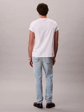 PANTALÓN VAQUERO CK SLIM TAPERED MARBLED BEACON JEAN