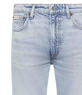 PANTALÓN VAQUERO CK SLIM TAPERED MARBLED BEACON JEAN