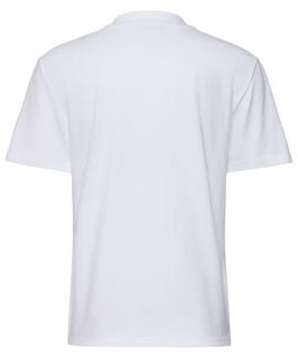 CAMISETA CK HERO REGULAR FIT CON MONOGRAMA BRIGHT WHITE BLAN