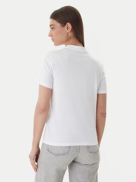 CAMISETA CK CLASSIC MONOGRAMA METALIZADO REGULAR F