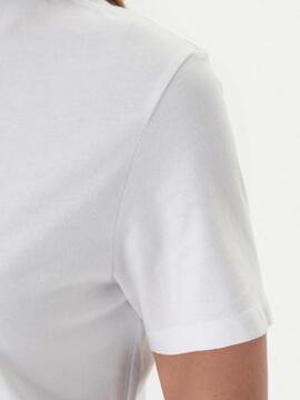 CAMISETA CK CLASSIC MONOGRAMA METALIZADO REGULAR F