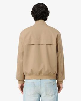 CHAQUETA HARRINGTON DE SARGA HIDRÓFUGA COLOR BEIGE