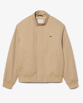CHAQUETA HARRINGTON DE SARGA HIDRÓFUGA COLOR BEIGE