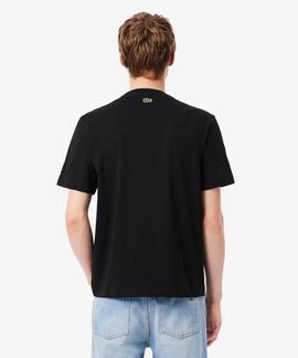 CAMISETA DE ALGODÓN REGULAR FIT ESTAMPADA COLOR NE