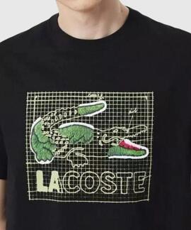 CAMISETA DE ALGODÓN REGULAR FIT ESTAMPADA COLOR NE