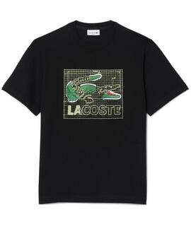 CAMISETA DE ALGODÓN REGULAR FIT ESTAMPADA COLOR NE