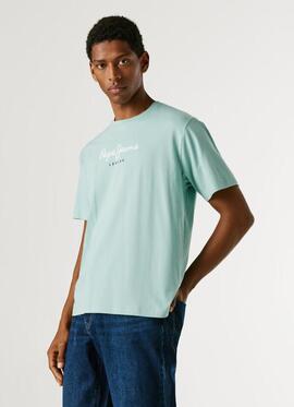 CAMISETA EGGO REGULAR FIT 518 DARK ACQUA BLUE VERDE AGUA