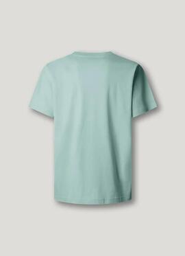 CAMISETA EGGO REGULAR FIT 518 DARK ACQUA BLUE VERDE AGUA
