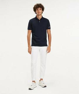 TOMMY LOGO REGULAR FIT POLO SKY CAPTAIN