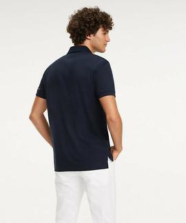 TOMMY LOGO REGULAR FIT POLO SKY CAPTAIN