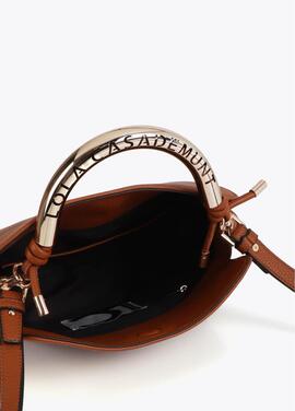 BOLSO BANDOLERA LOLA CASADEMUNT 1981 CAMEL