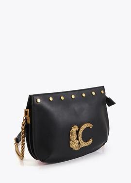 BANDOLERA LC ANIMAL TACHAS COLOR NEGRO
