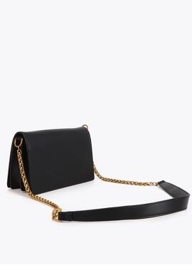 BANDOLERA CON SOLAPA LC ANIMAL Y TACHAS COLOR NEGR