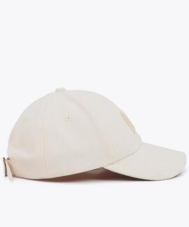 GORRA CON LOGO LC BORDADO EN RELIEVE COLOR CRUDO