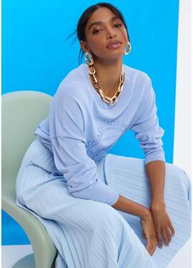 JERSEY ROSCO CON STRASS AZUL MEDIO