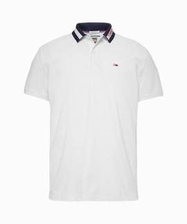 TJM TIPPED COLLAR POLO REGULAR FIT CLASSIC WHITE