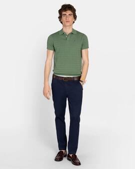 POLO CABLE KNIT GARDEN GREEN