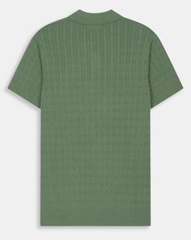 POLO CABLE KNIT GARDEN GREEN