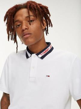 TJM TIPPED COLLAR POLO REGULAR FIT CLASSIC WHITE