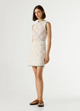 FALDA CALADA KAIRA SKIRT 807 ANTIQUE WHITE