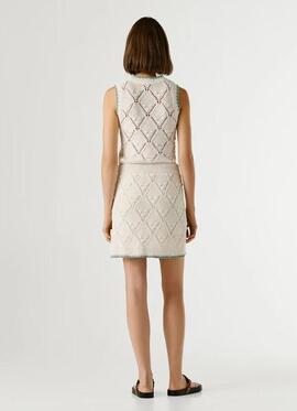 FALDA CALADA KAIRA SKIRT 807 ANTIQUE WHITE