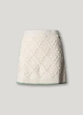 FALDA CALADA KAIRA SKIRT 807 ANTIQUE WHITE