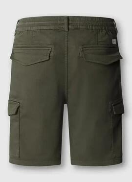 PANTALÓN CORTO GYMDIGO CARGO SHORT 728 OLIVE GREEN