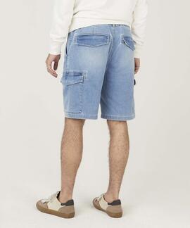 PANTALÓN VAQUERO CORTO GYMDIGO CARGO SHORT ALEX 2UG DENIM