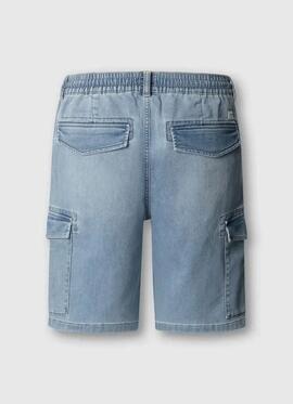 PANTALÓN VAQUERO CORTO GYMDIGO CARGO SHORT ALEX 2UG DENIM