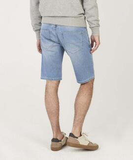 PANTALÓN VAQUERO CORTO TRACK SLIM GYMDIGO 2UG DENIN AZUL CLA