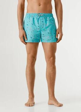 BAÑADOR SURF SWIMSHORT 517 LIGHT TURQUOISE BLUE