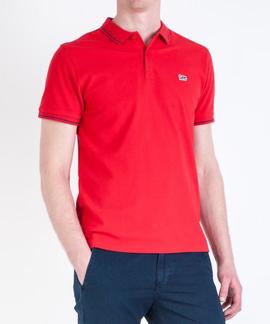 PIQUE POLO REGULAR FIT BRIGHT RED