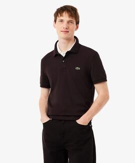 POLO LACOSTE SLIM FIT 3LA MARRÓN