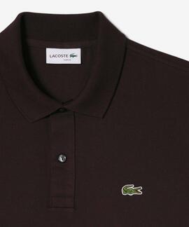 POLO LACOSTE SLIM FIT 3LA MARRÓN
