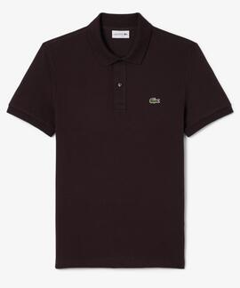 POLO LACOSTE SLIM FIT 3LA MARRÓN