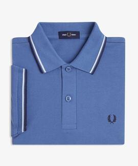 POLO TWIN TIPPED M3600 89A BLUE AS / WHITE NINE / BLUE TENNI