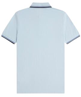 POLO TWIN TIPPED M3600 96A CLEAR ICE / BLUE AS / NAVY BLUE