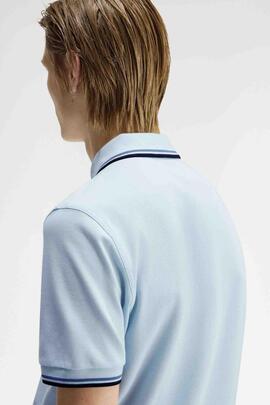 POLO TWIN TIPPED M3600 96A CLEAR ICE / BLUE AS / NAVY BLUE