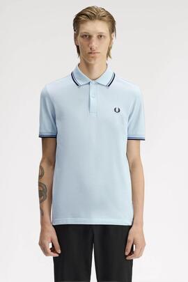 POLO TWIN TIPPED M3600 96A CLEAR ICE / BLUE AS / NAVY BLUE