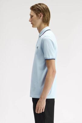 POLO TWIN TIPPED M3600 96A CLEAR ICE / BLUE AS / NAVY BLUE