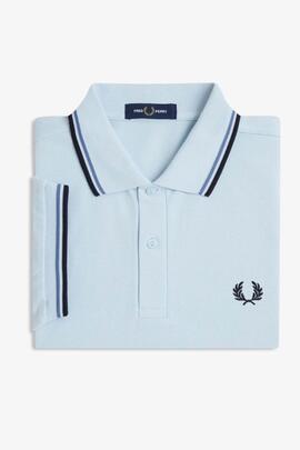 POLO TWIN TIPPED M3600 96A CLEAR ICE / BLUE AS / NAVY BLUE