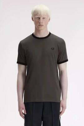 CAMISETA RINGER FIELD GREEN / BLACK