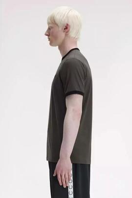 CAMISETA RINGER FIELD GREEN / BLACK